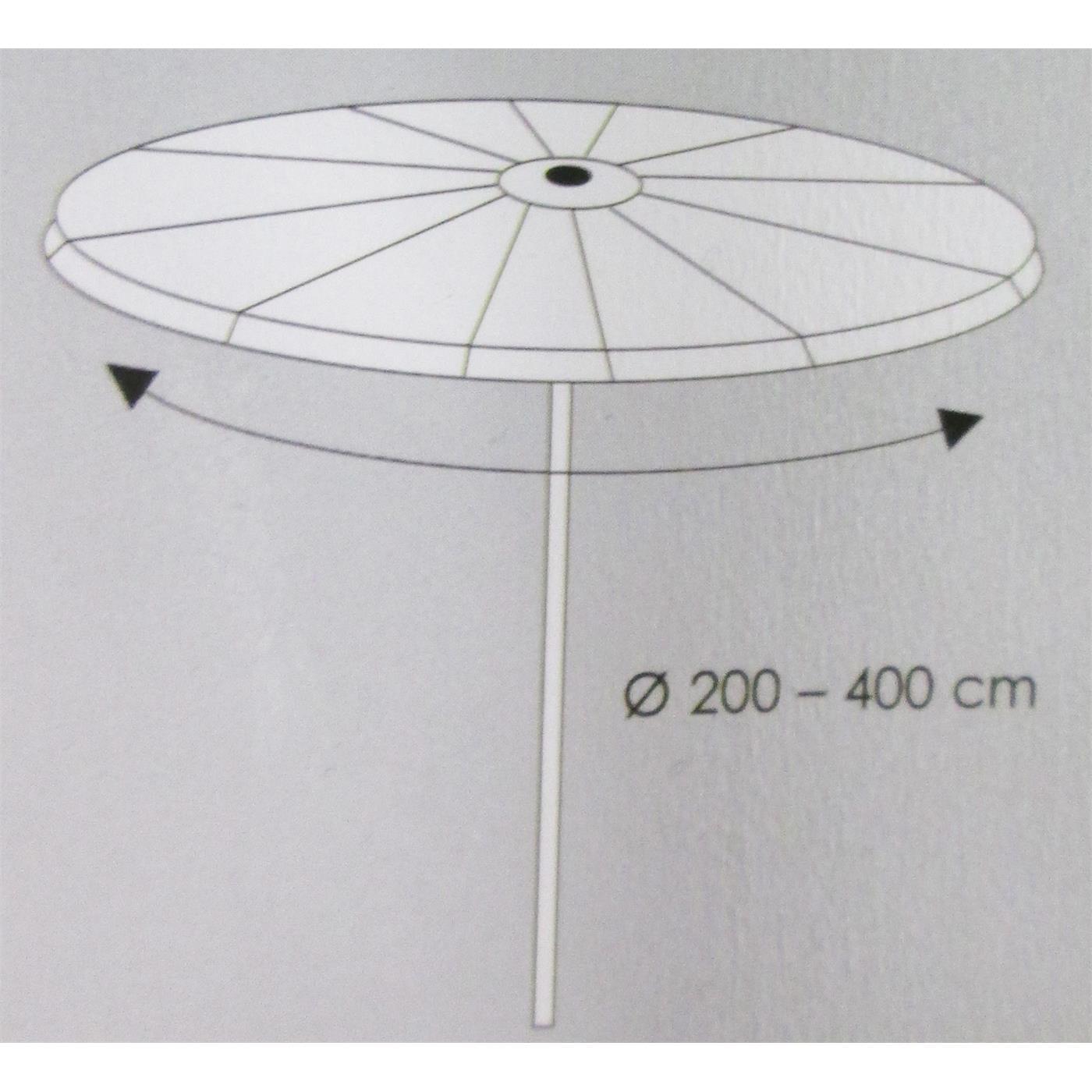 Komfort Schutzhülle für runde Ampelschirme mit einem Ø von 200-400cm 405595 